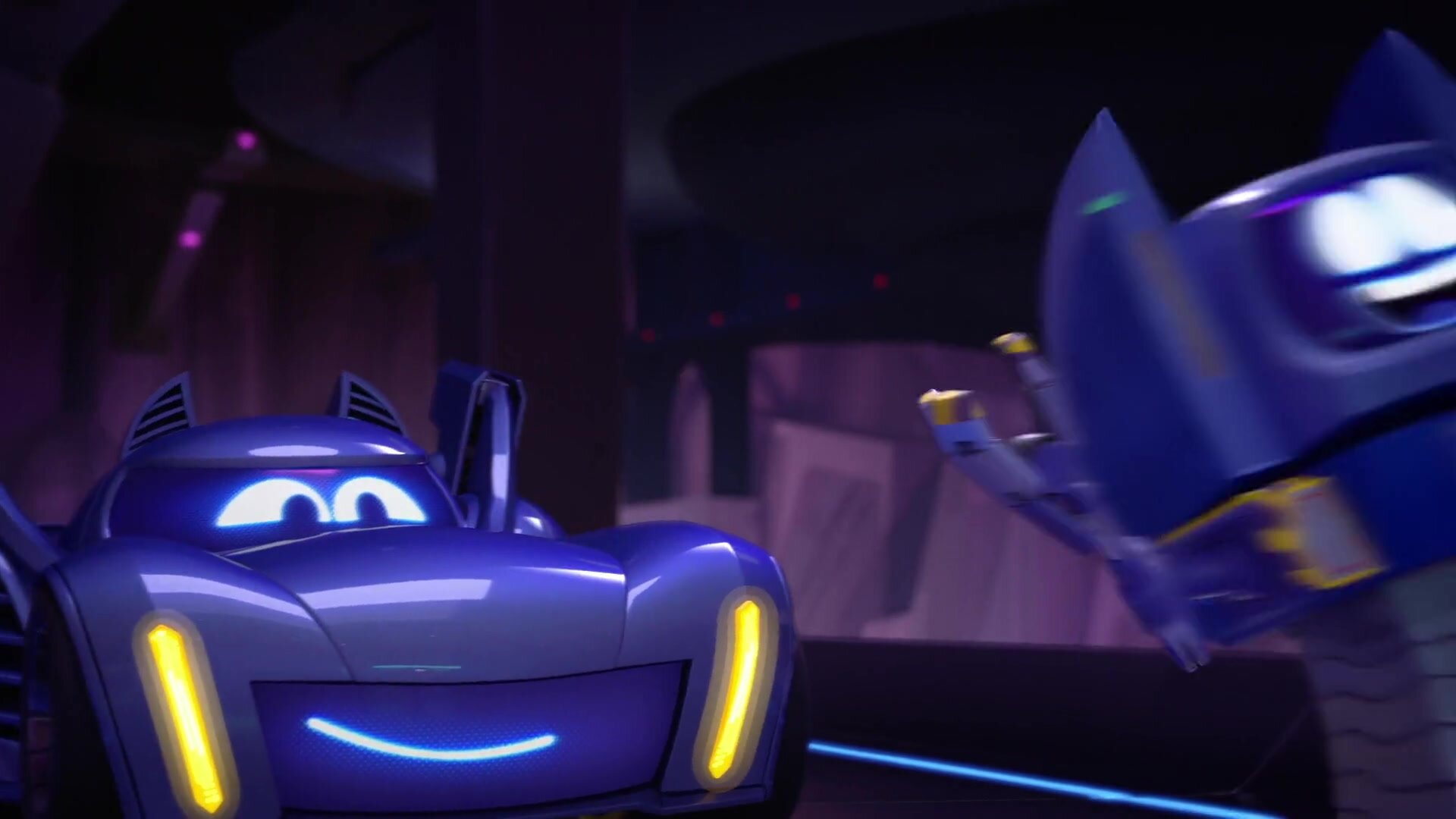 To the Batmobile!
