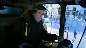 Convert A Combine Harvester Into A Snow Plough