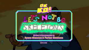 Let\'s Not Be Skeletons