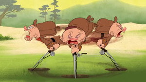 Postalgeist/Telephone Pole Gag: Anvil/Fudds Bunny