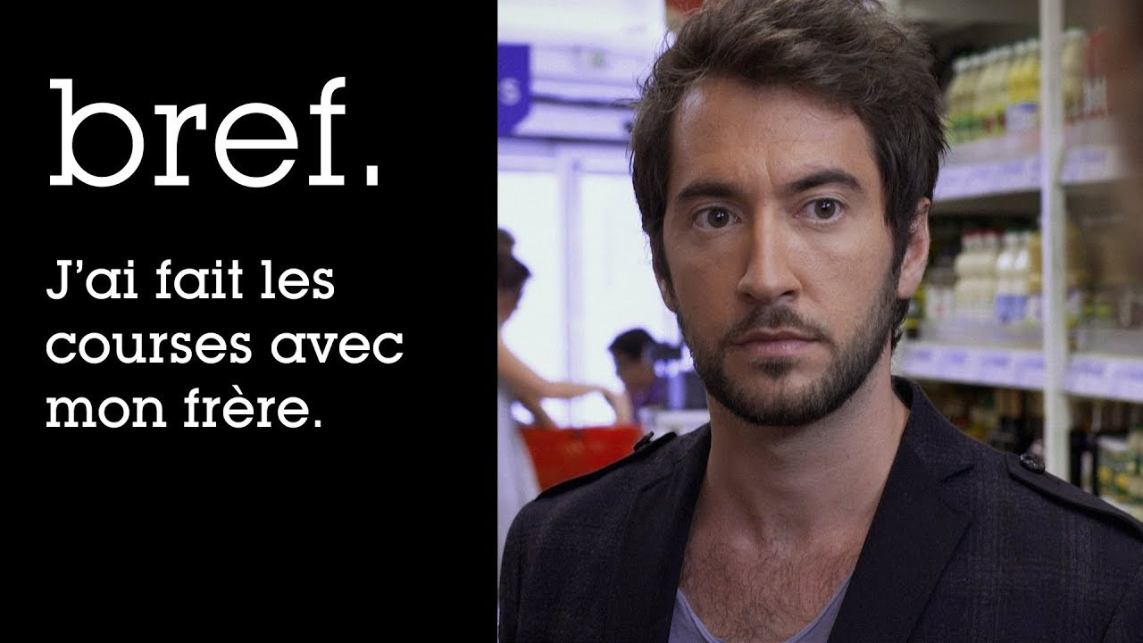J\'ai fait mes courses avec mon frère