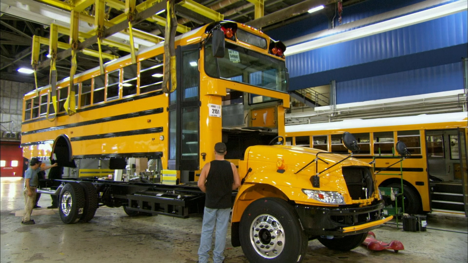 Sawhorses and Toolboxes/Sorbet Pops/School Buses