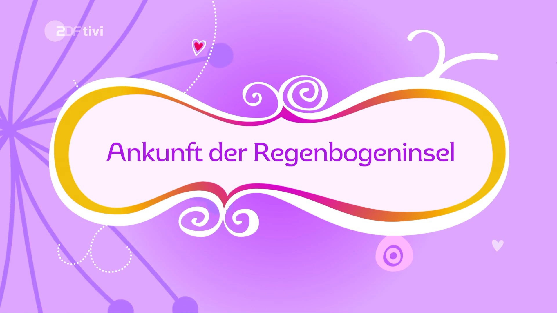 Ankunft der Regenbogeninsel (The Rainbow Bridge)