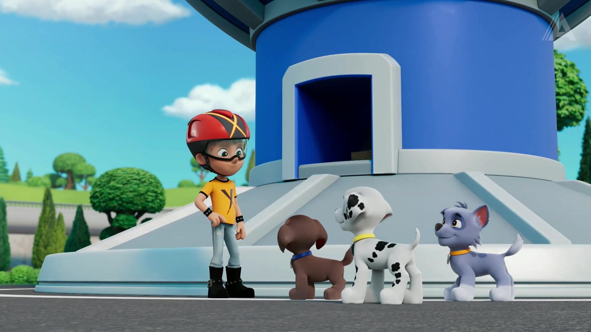 Air Rescue: Pups Stop a Rocket-Powered Pogo Stick/Air Rescue: Pups Save the Sky-High Stunt Show