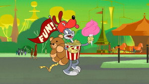 Chain Gangsters/Telephone Pole Gag: Sylvester Cat Jack Lift/Falling For It!