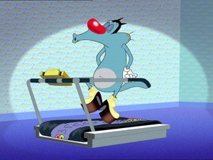 Oggy et les chaussures magiques